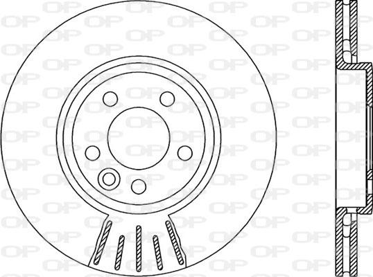 Open Parts BDR1900.20 - Гальмівний диск autozip.com.ua