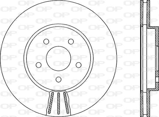 Open Parts BDR1912.20 - Гальмівний диск autozip.com.ua