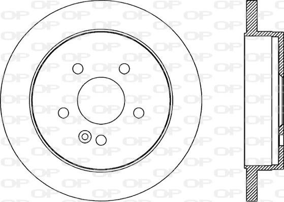 Open Parts BDR1935.10 - Гальмівний диск autozip.com.ua