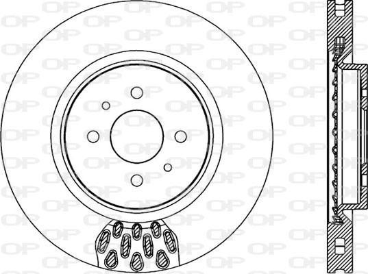 Open Parts BDR1973.20 - Гальмівний диск autozip.com.ua