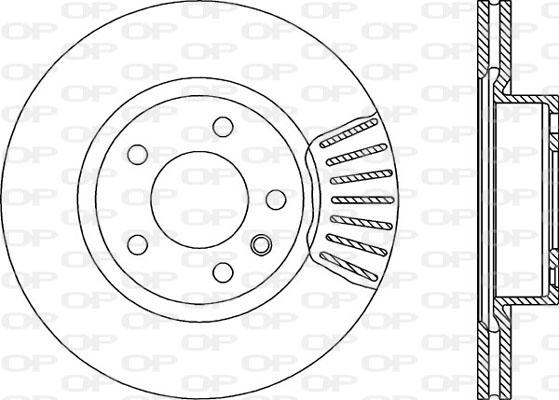 Open Parts BDR1419.20 - Гальмівний диск autozip.com.ua