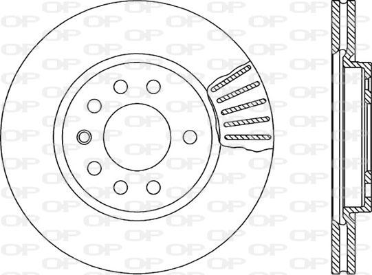 Open Parts BDR1418.20 - Гальмівний диск autozip.com.ua