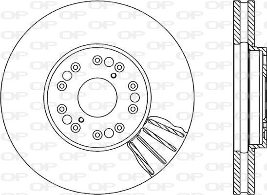 Open Parts BDR1562.20 - Гальмівний диск autozip.com.ua