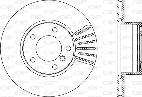 Open Parts BDR1669.20 - Гальмівний диск autozip.com.ua