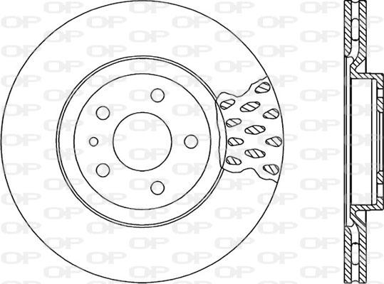 Open Parts BDR1663.20 - Гальмівний диск autozip.com.ua