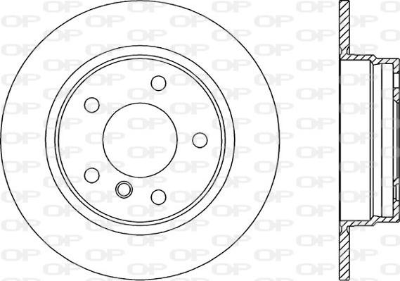 Open Parts BDR1094.10 - Гальмівний диск autozip.com.ua