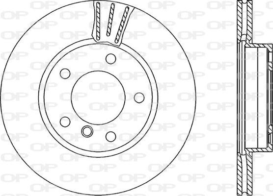 Open Parts BDR1093.20 - Гальмівний диск autozip.com.ua