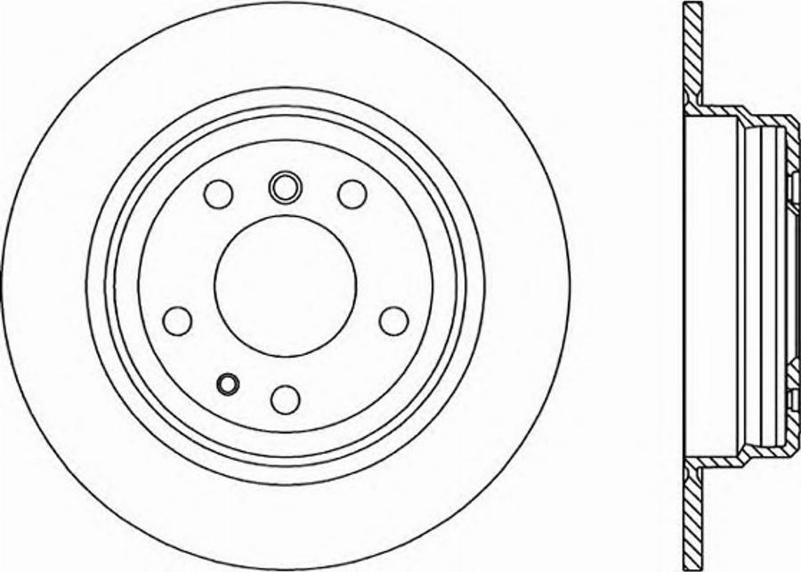 Open Parts BDR1086.10 - Гальмівний диск autozip.com.ua