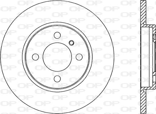 Open Parts BDR1080.10 - Гальмівний диск autozip.com.ua