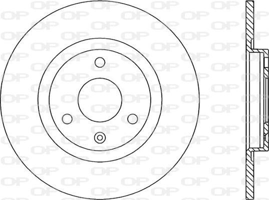 Open Parts BDR1108.10 - Гальмівний диск autozip.com.ua