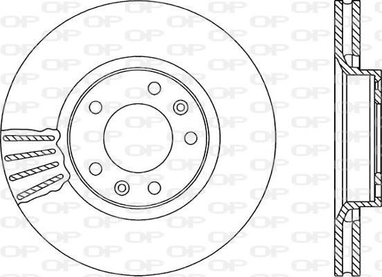 Open Parts BDR1114.20 - Гальмівний диск autozip.com.ua