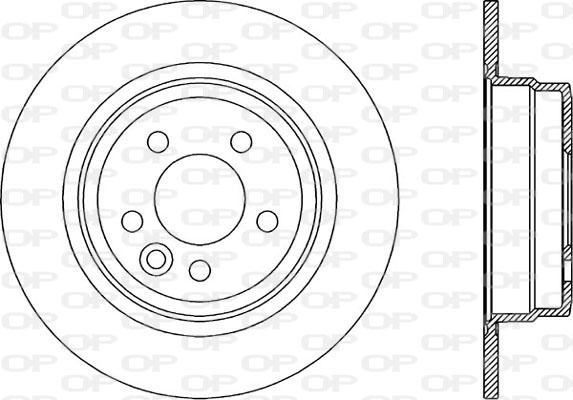 Open Parts BDR1894.10 - Гальмівний диск autozip.com.ua