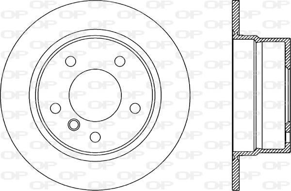 Open Parts BDR1890.10 - Гальмівний диск autozip.com.ua