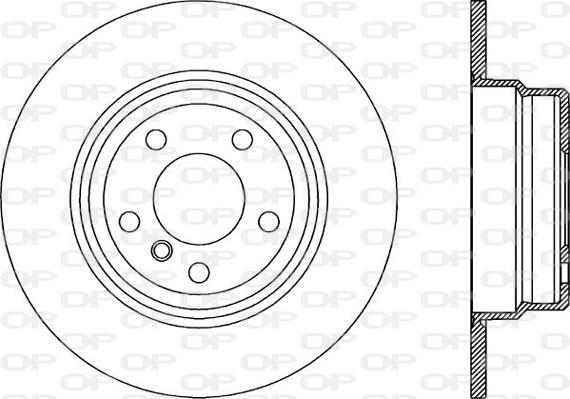 Open Parts BDR1891.10 - Гальмівний диск autozip.com.ua