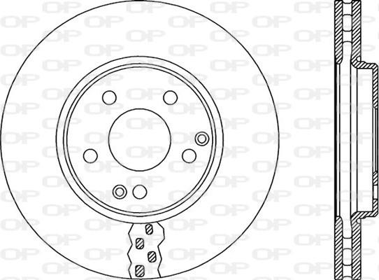 Open Parts BDR1863.20 - Гальмівний диск autozip.com.ua