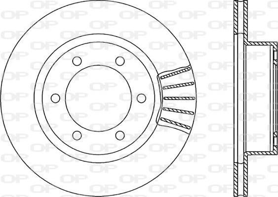 Open Parts BDR1834.20 - Гальмівний диск autozip.com.ua