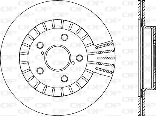 Open Parts BDR1838.20 - Гальмівний диск autozip.com.ua