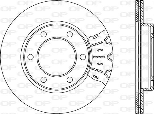 Open Parts BDR1833.20 - Гальмівний диск autozip.com.ua