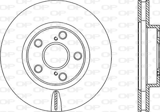 Open Parts BDR1874.20 - Гальмівний диск autozip.com.ua