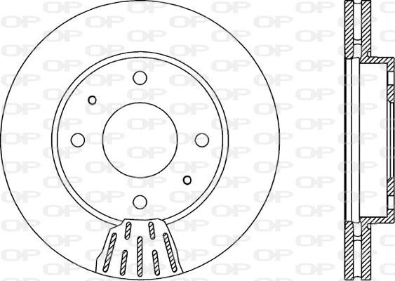 Open Parts BDR1872.20 - Гальмівний диск autozip.com.ua