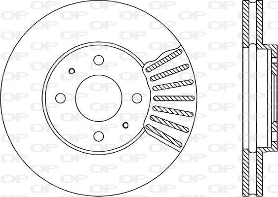 Open Parts BDR1399.20 - Гальмівний диск autozip.com.ua