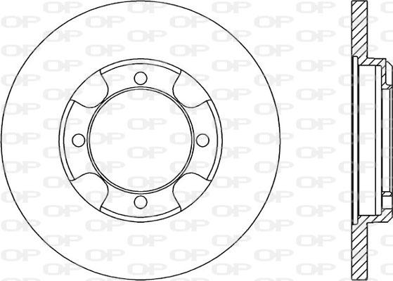 Open Parts BDR1347.10 - Гальмівний диск autozip.com.ua