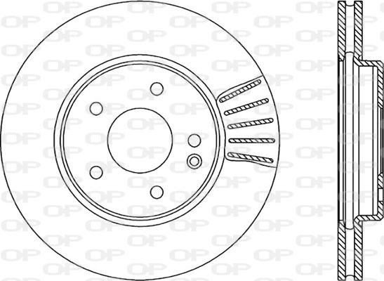 Open Parts BDR1314.20 - Гальмівний диск autozip.com.ua