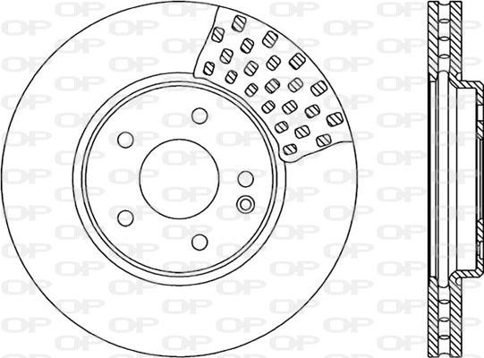 Open Parts BDR1315.20 - Гальмівний диск autozip.com.ua