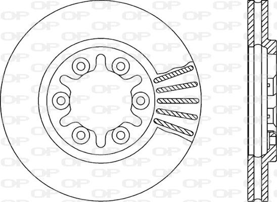 Open Parts BDR1378.20 - Гальмівний диск autozip.com.ua