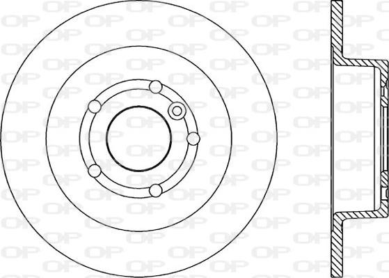 Open Parts BDR1750.10 - Гальмівний диск autozip.com.ua