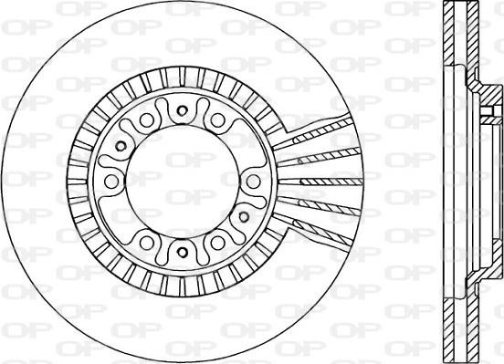 BENDIX 561828B - Гальмівний диск autozip.com.ua