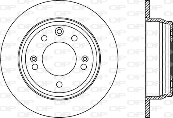 Open Parts BDR2409.10 - Гальмівний диск autozip.com.ua