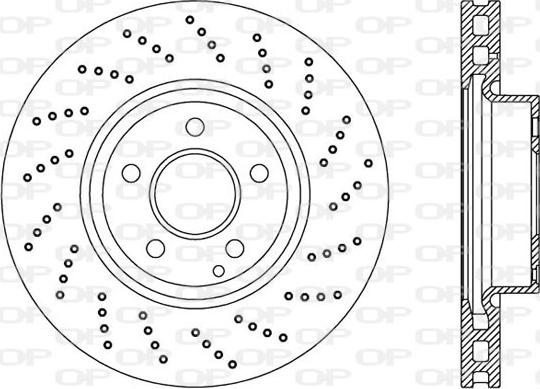 Open Parts BDR2419.25 - Гальмівний диск autozip.com.ua