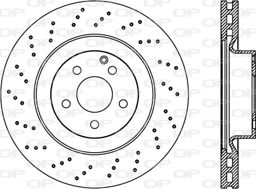 Open Parts BDR2420.25 - Гальмівний диск autozip.com.ua