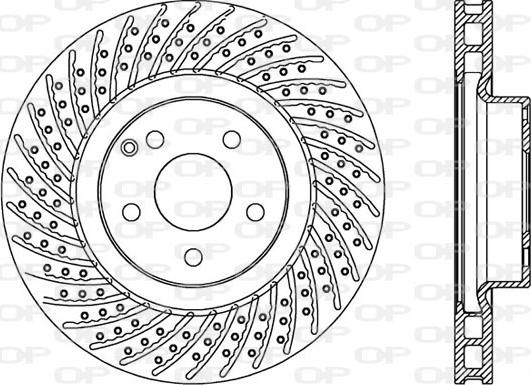 Open Parts BDR2540.25 - Гальмівний диск autozip.com.ua