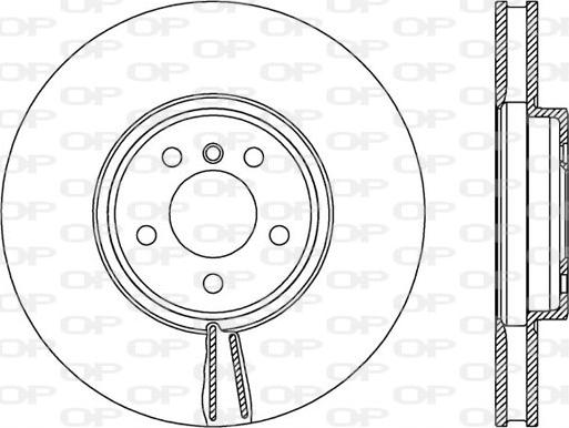 Open Parts BDR2543.20 - Гальмівний диск autozip.com.ua