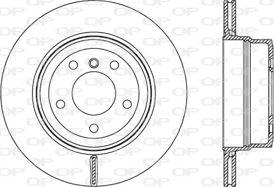 Open Parts BDR2531.20 - Гальмівний диск autozip.com.ua