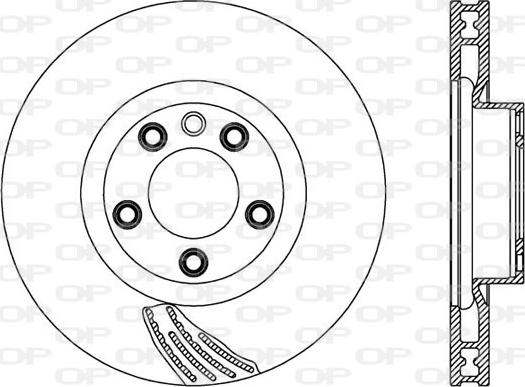 Open Parts BDR2574.20 - Гальмівний диск autozip.com.ua