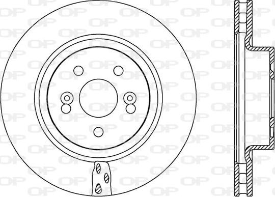 Open Parts BDR2571.20 - Гальмівний диск autozip.com.ua