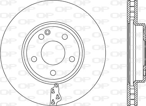 Open Parts BDR2644.20 - Гальмівний диск autozip.com.ua