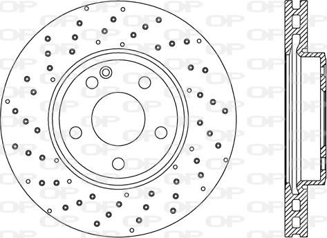 Open Parts BDR2645.20 - Гальмівний диск autozip.com.ua