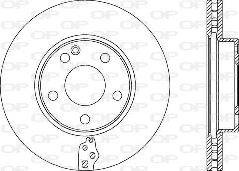 Open Parts BDR2643.20 - Гальмівний диск autozip.com.ua