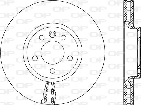 Open Parts BDR2664.20 - Гальмівний диск autozip.com.ua