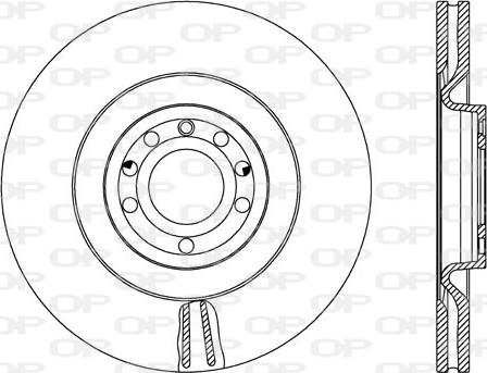 Open Parts BDR2666.20 - Гальмівний диск autozip.com.ua