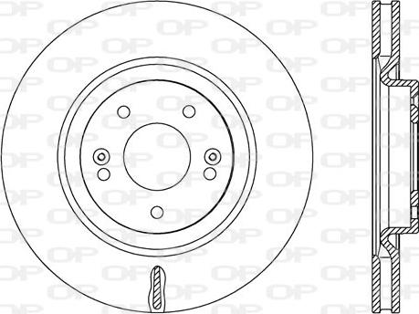 Open Parts BDR2606.20 - Гальмівний диск autozip.com.ua