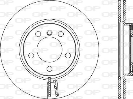 Open Parts BDR2610.20 - Гальмівний диск autozip.com.ua