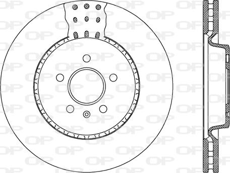 CAR HPD 1583 - Гальмівний диск autozip.com.ua