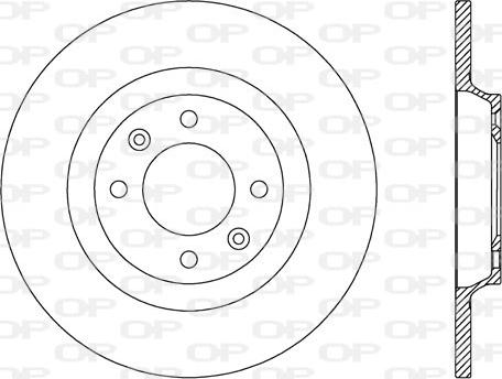 Open Parts BDR2632.10 - Гальмівний диск autozip.com.ua