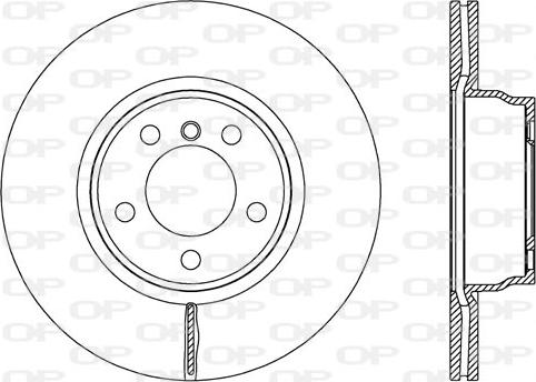 Open Parts BDR2625.20 - Гальмівний диск autozip.com.ua