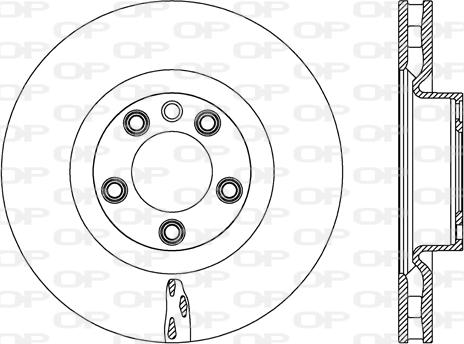 Open Parts BDR2673.20 - Гальмівний диск autozip.com.ua